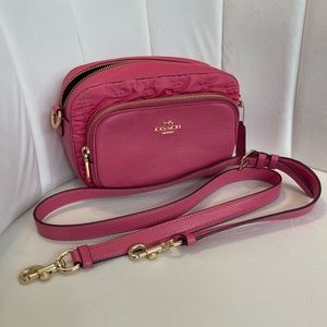 Pink Coach Crossbody Purse